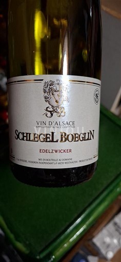 Alsacia Schlegel Boeglin Edelzwicker Sin añada