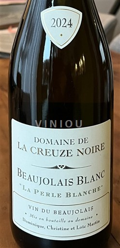 Beaujolais Creuze Noire Beaujolais Blanc La Perle Blanche 2024