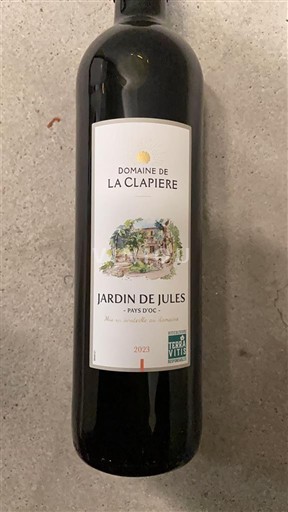 Languedoc-Roussillon Pays d'Oc Domaine La Clapière Jardin de Jules 2021
