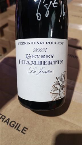 Bourgogne Gevrey-chambertin Pierre-Henri Rougeot La Justice 2023