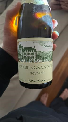 Burgundsko Chablis Grand Cru Billaud-Simon Bougros 2016