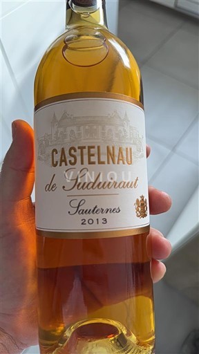 Bordéus Sauternes Castelnau de Suduiraut 2013
