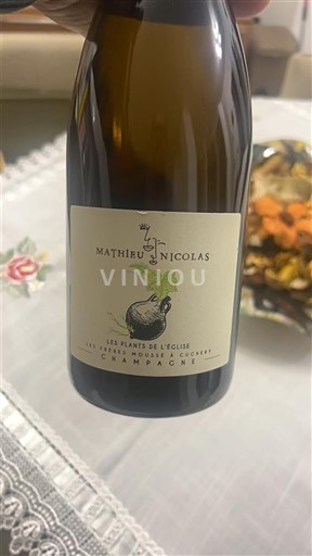Champagne Mathieu Nicolas Les Plants de l'Eglise Ikke årgangsbestemt