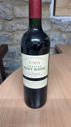 Bordeaux Graves Château Haut Mayne 2009