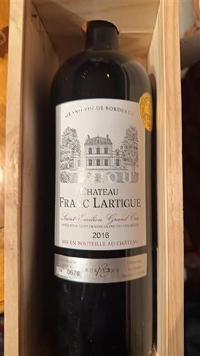 Bordeaux Saint-Émilion Grand Cru Château Franc Lartigue 2016