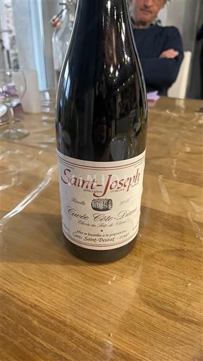 Rhônen laakso Saint-Joseph Domaine Saint-Désirat Côte Diane Ei vuosikertaa