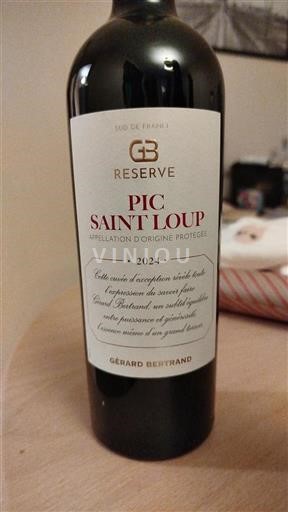 Langvedok Pic-saint-loup Gérard Bertrand Réserve 2024