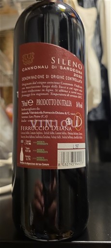 Sardaigne Cannonau di Sardaigne Ferruccio Deiana Sileno 2022