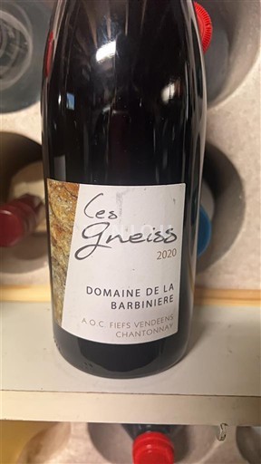 Loiredalen Ospecificerad Domaine La Barbinière Les Gneiss 2020