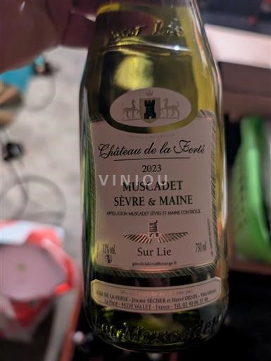 Loire Valley Muscadet Sèvre et Maine Château La Ferté Sur Lie 2023