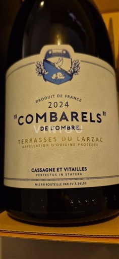 Languedoc Terrasses del Larzac Domaine Cassagne et Vitailles Combarels de l'Ombre 2024