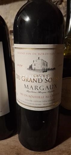 Bordeaux Margaux Château Grand Soussans 2019