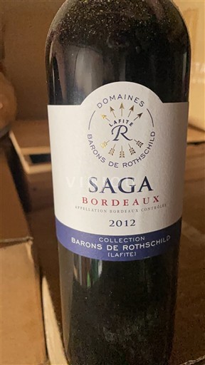 Bordeaux Domaine Domaines Barons de Rothschild (Lafite) Saga 2012