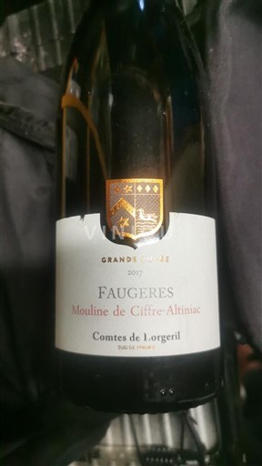 Languedoc Faugères Comtes de Lorgeril Mouline de Giffre-Altimac 2017