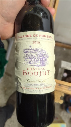 Bordeaux Lalande-de-Pomerol Château Boujut 2015