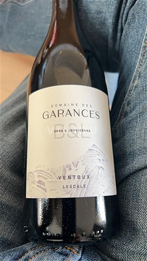 Valle del Rodano Ventoux Domaine S Garances Lescale 2023