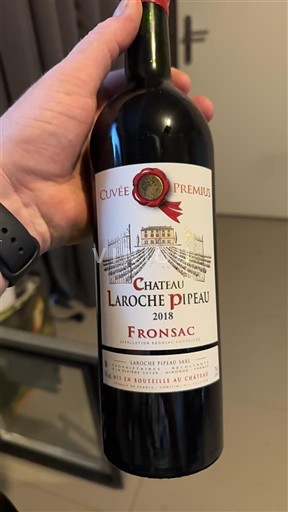 Bordeaux Fronsac Château Laroche Pipeau Premius 2018