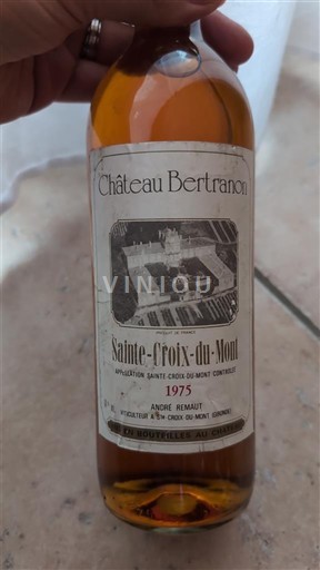 Bordeaux Sainte-Croix-Du-Mont Château Bertranon 1975