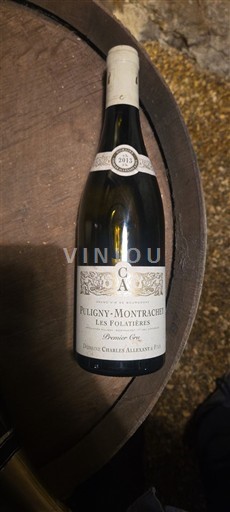 Borgogna Puligny-Montrachet Premier Cru Domaine Chavy Alliot et Fils Les Folatières 2013