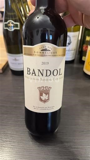 Provence Bandol Club des Sommeliers 2019