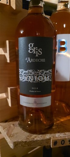 Alpes y Países Ródano Ardèche Vignerons Ardéchois Gris d'Ardèche 2018