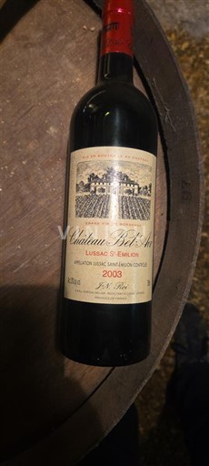 Bordeaux Lussac-saint-émilion Château Bel-Air 2003
