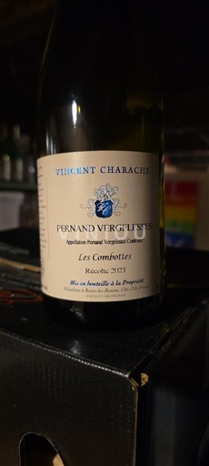 Bourgogne Pernand-vergelesses Vincent Charache Les Combottes 2023