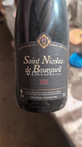 Valle della Loira Saint-Nicolas-De-Bourgueil Les Héritiers A.D 2020