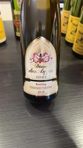 Elsass Vendanges Tardives Dôme des Anges 2018