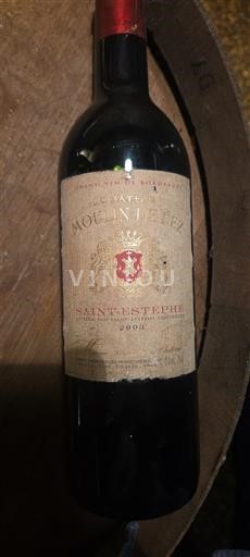 Bordeaux Saint-Estèphe Château Moulin de Pez 2003