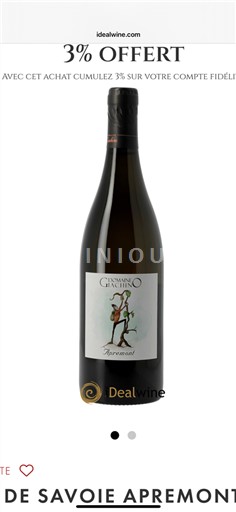 Savoia e Bugey Apremont Domaine Giachino 2023