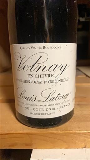 Burgund Volnay Premier Cru Louis Latour En Chevret 2018