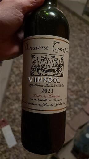 Provence Bandol Domaine Tempier Lulu et Lucien 2021