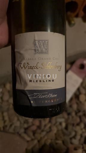 Alsace Riesling Grand Cru Domain me turckeim 2008