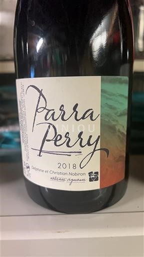 Wines Rouge sec Parra Perry Delphine et Christian Nobiron 2018 France South West Vin de France
