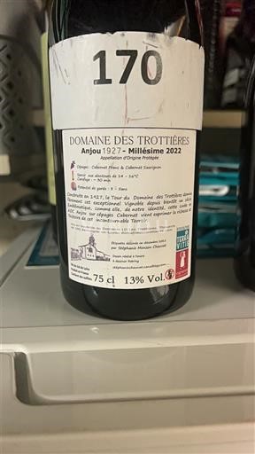 Valle della Loira Anjou Domaine S Trottières Anjou 1927 2022