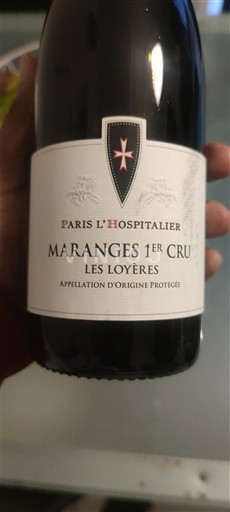 Burgundija Maranges Premier Cru Paris l'Hospitalier Les Loyères Neleten.