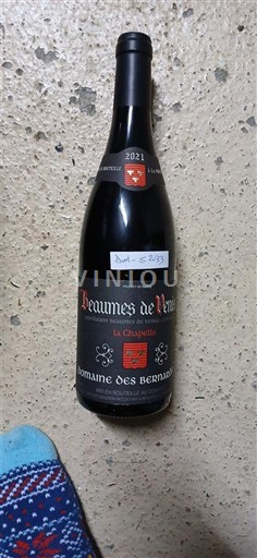 Vina Rouge sec La Chapelle Domaine S Bernardins 2021 Francija Rona dolina Beaumes de Venise AOC
