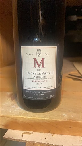 Vaud La Côte DOC Grand Cru Mont-le-Vieux M de Mont-le-Vieux Tartegnin Assemblage 2017