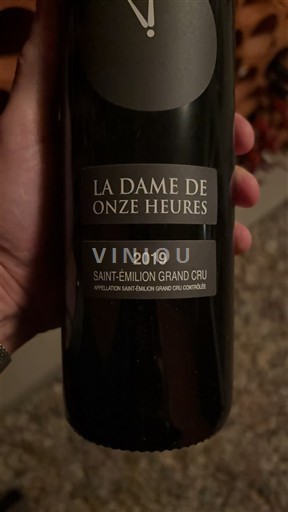 Bordeaux Saint-Émilion Grand Cru Grand Cru La Dame de Onze Heures 2019