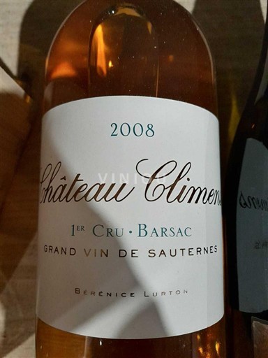 Bordeaux Barsac Premier Cru Château Climens 2008