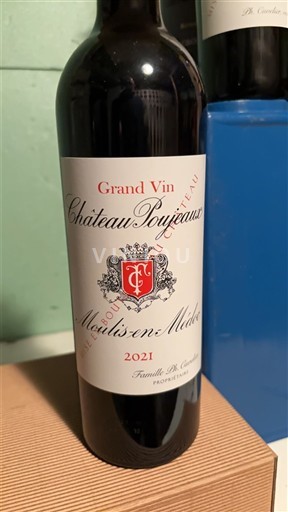 Bordeaux Moulis-en-Médoc Château Poujeaux Grand Vin 2021