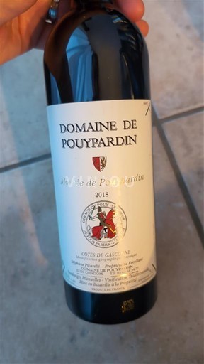 Zuidwest-Frankrijk Côtes de Gascogne Domaine Pouypardin Montée de Pouypardin 2018