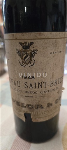 Bordeaux Médoc Château Saint-Brice 1948