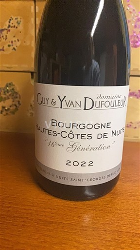 Burgund Nicht spezifiziert Domaine Guy & Yvan Dufouleur 16ème Génération 2022