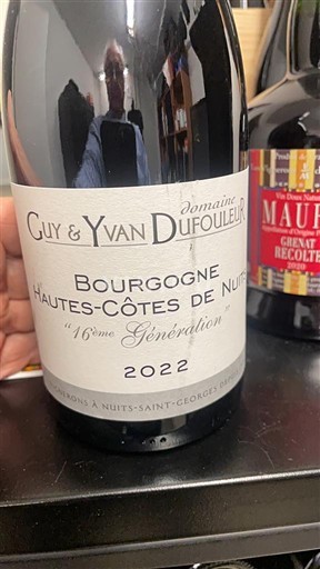 Borgoña No especificado Domaine Guy & Yvan Dufouleur 16ème Génération 2022