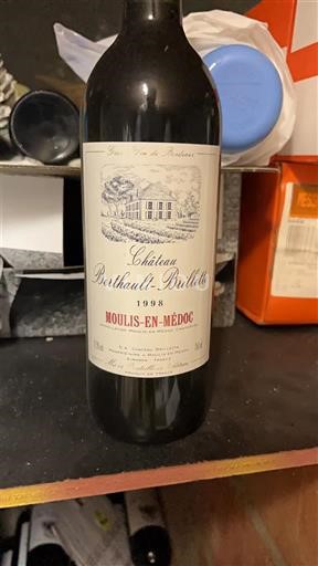 Bordeaux Moulis-en-Médoc Château Berthaud-Bellevue 1998