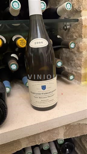 Burgundi Pernand-vergelesses Jean-Jacques Girard Les Bellis Filles 2006