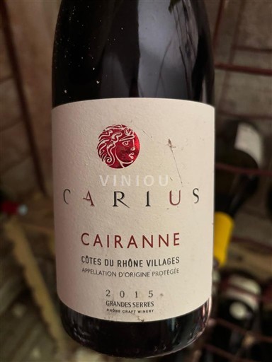 Rhônevallei Cairanne Grandes Serres Carius 2015