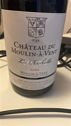 Beaujolais Moulin-à-vent Château Moulin-à-Vent La Rochelle 2022